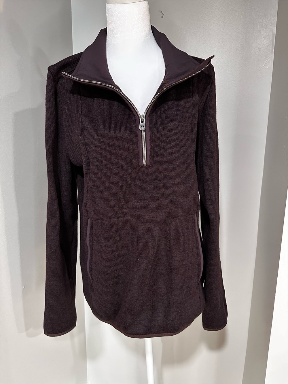 Kuhl Plum Quarter-Zip Pullover. Size M.